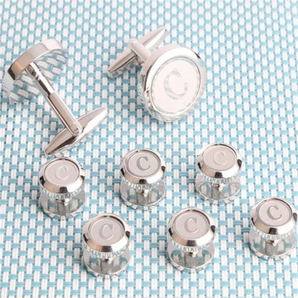 Mens Cufflinks and Studs Tuxedo Shirts - Picture 4 of 7